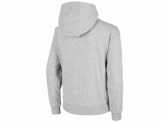 Bluza chłopięca 4F chłodny jasny szary melanż