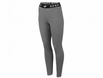 Leginsy funkcyjne damskie 4F średni szary melanż