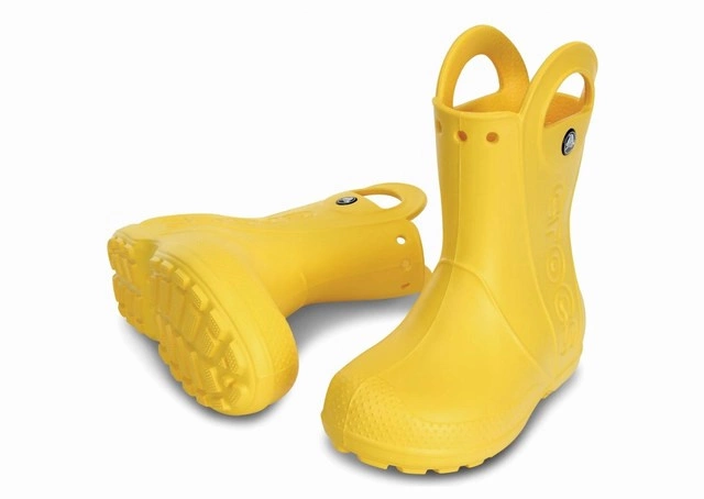 Kalosze Crocs Handle Rain Boot Kids Yellow