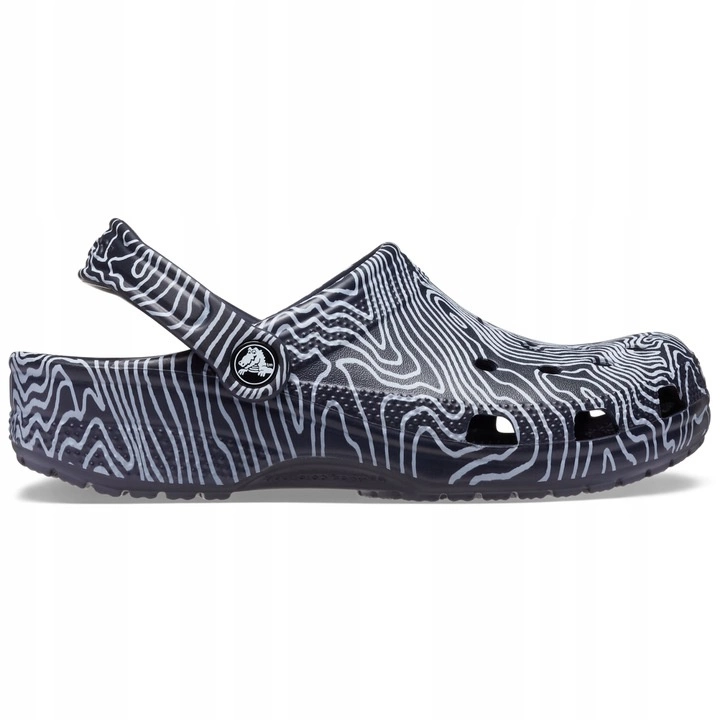 Klapki Crocs Classic Topographic Clog Deep Navy/ Multi