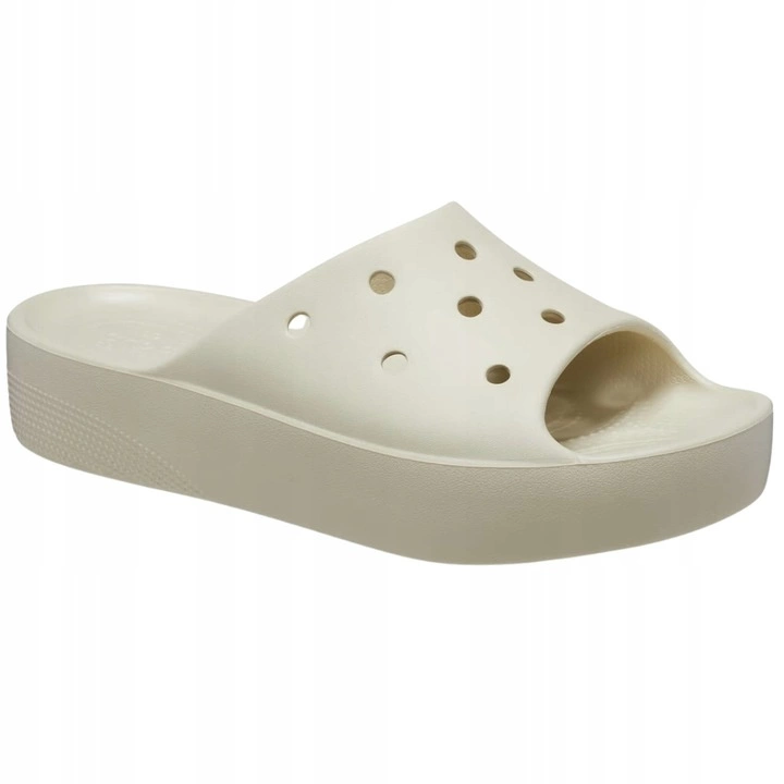 Klapki Crocs Classic Platform Slide W Bone