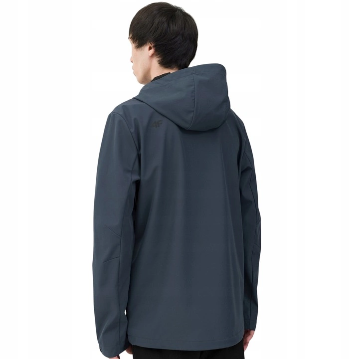 Kurtka męska softshell 4F ciemny szary