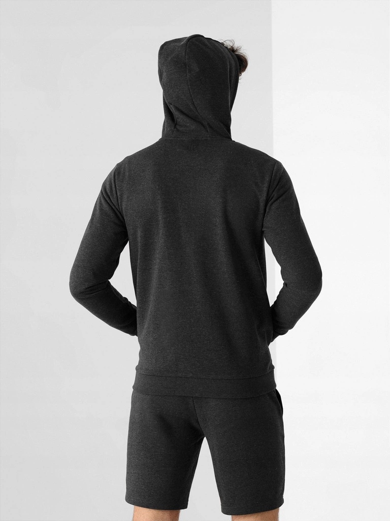 Bluza 4F ciemny szary melanż