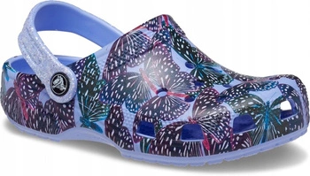 Klapki Crocs Classic Butterfly Clog Kids Moon Jelly/ Multi
