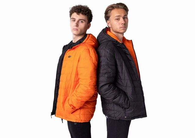 Kurtka męska 4F pomarańczowa