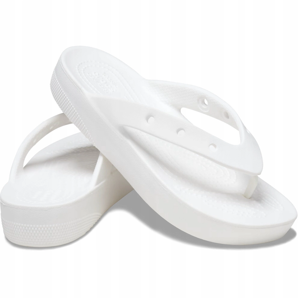 Klapki Crocs Classic Platform Flip W White