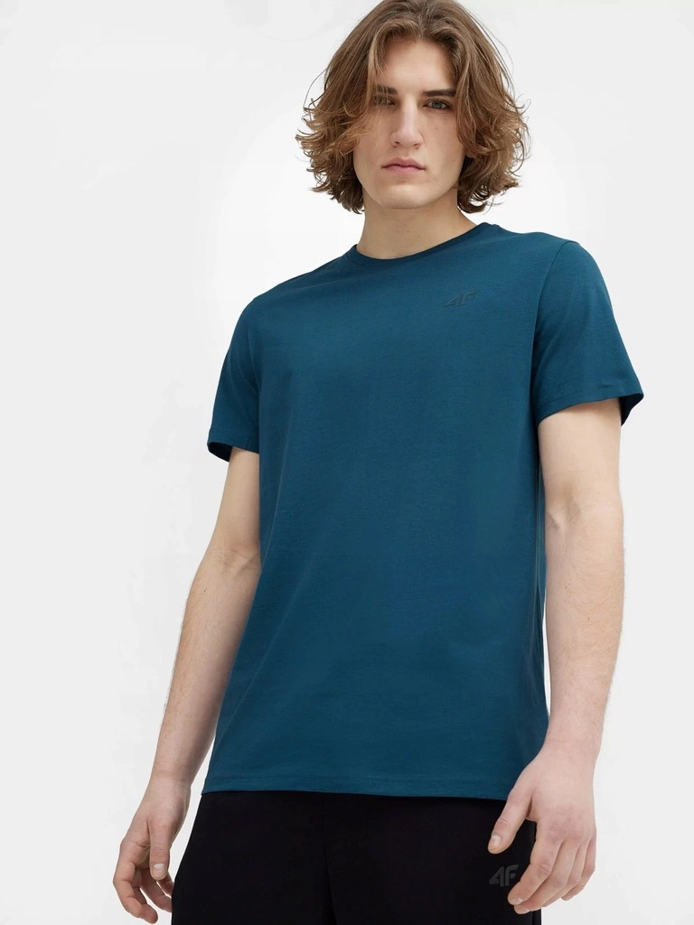 Koszulka męska 4F denim