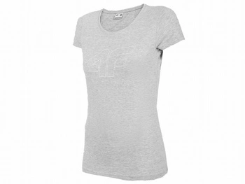Koszulka damska 4F chłodny jasny szary melanż