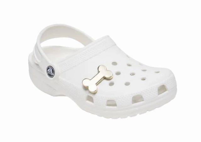 Jibbitz Crocs Gold Dog Bone
