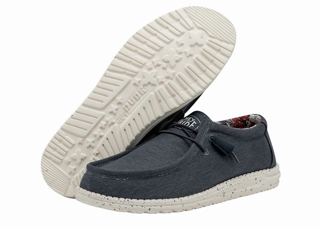 Buty Hey Dude Wally Stretch Canvas Blue