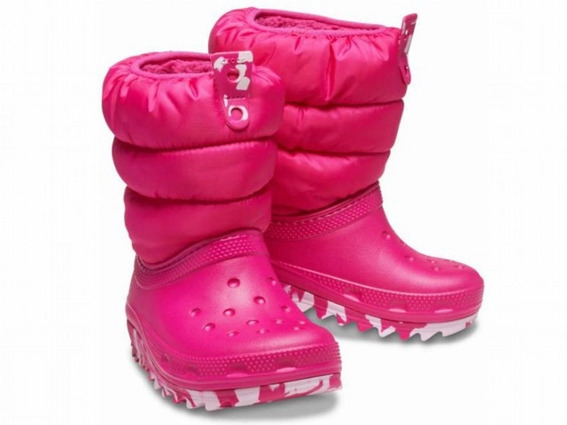 Śniegowce Crocs candy pink