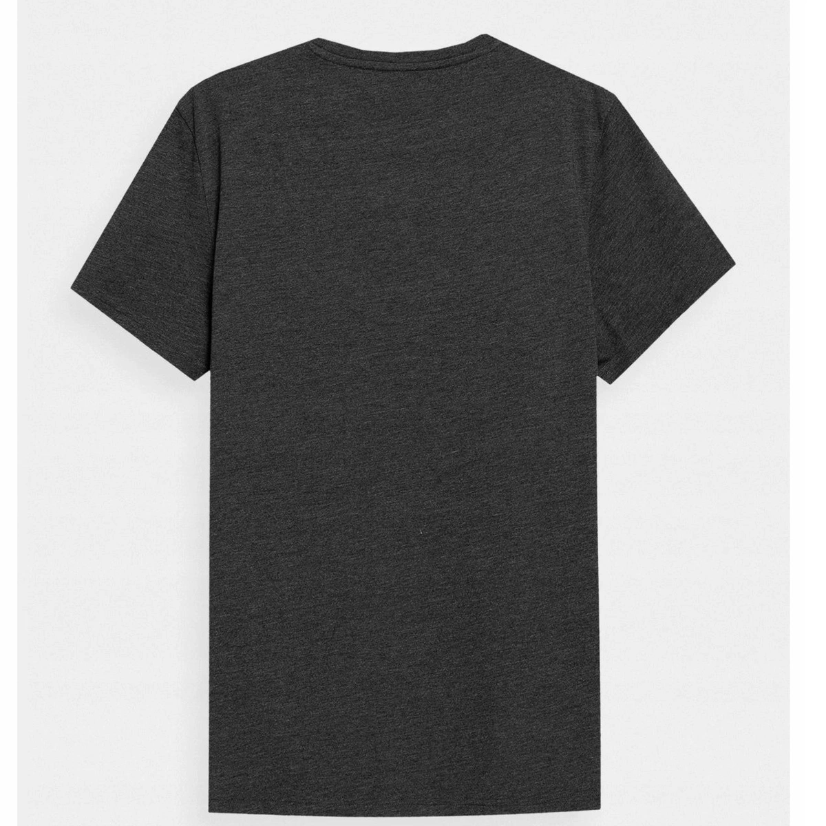 Koszulka męska 4F ciemny szary melanż