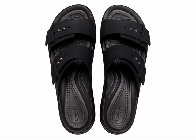 Sandały Crocs Brooklyn Low Wedge Sandal Black