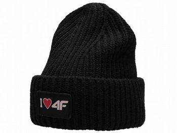 Czapka dziewczeca 4F czarny