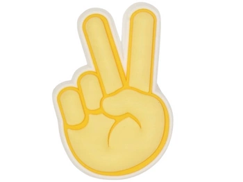 Jibbitz Crocs Peace Hand Sing