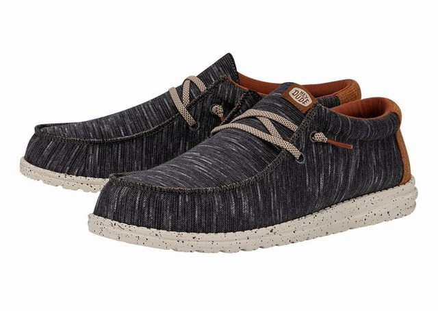 Buty Hey Dude Wally Jersey Charcoal