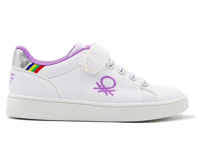 Buty Benetton Penn Velcro Ltx White/Lilac