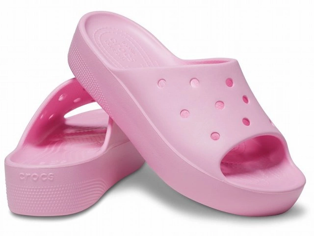 Klapki Crocs Classic Platform Slide W Flamingo