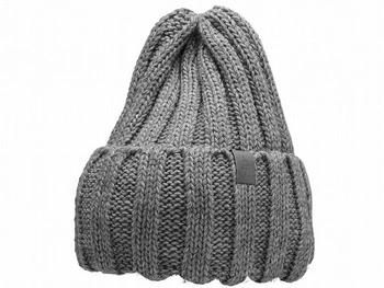 Czapka damska 4F ciemny szary melanż