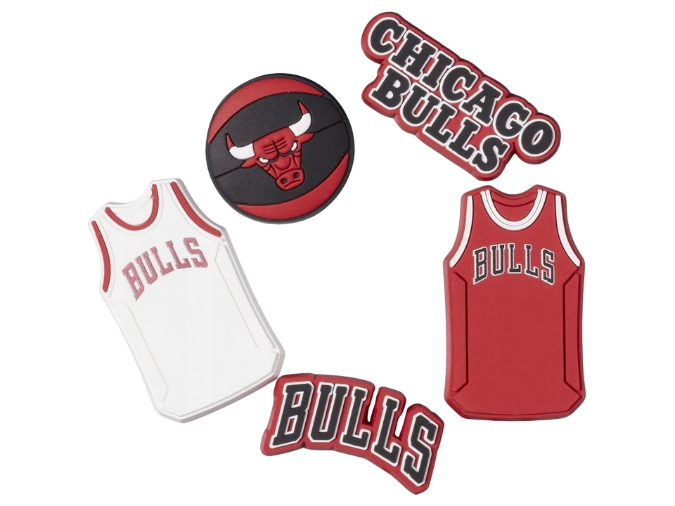 Jibbitz Crocs NBA Chicago Bulls 5Pack