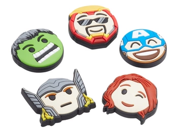 Jibbitz Crocs Avengers Emojis 5 Pack