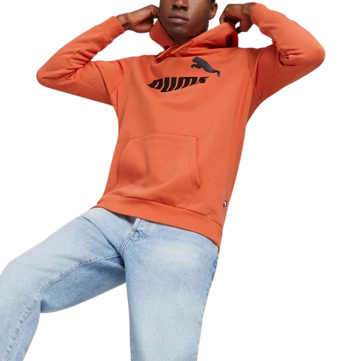 Bluza Puma ESS Big Logo Hoodie Chili Power