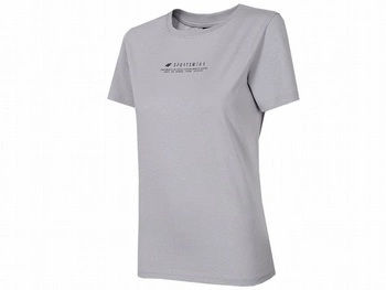 Koszulka damska 4F chłodny jasny szary
