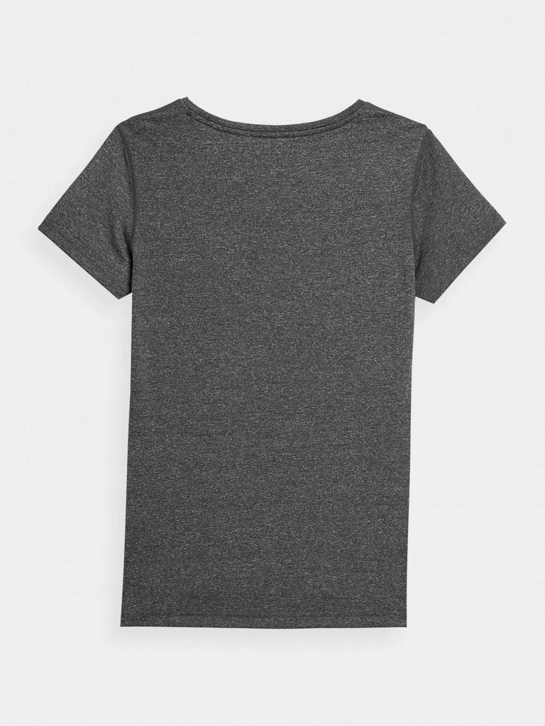 Koszulka damska 4F głęboka czerń  melanż