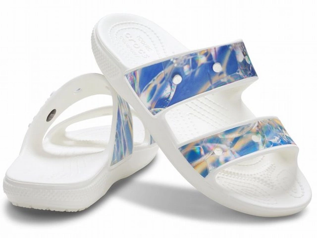 Klpaki Crocs Classic Hyper Real Sandal Multi/ White