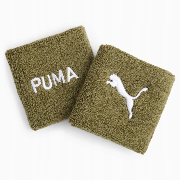 Opaska Puma Fit wristbands olive green