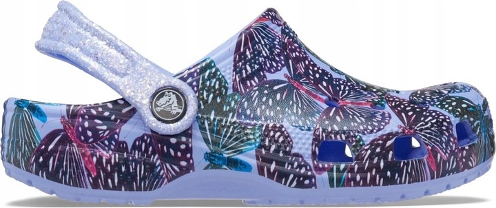 Klapki Crocs Classic Butterfly Clog Kids Moon Jelly/ Multi