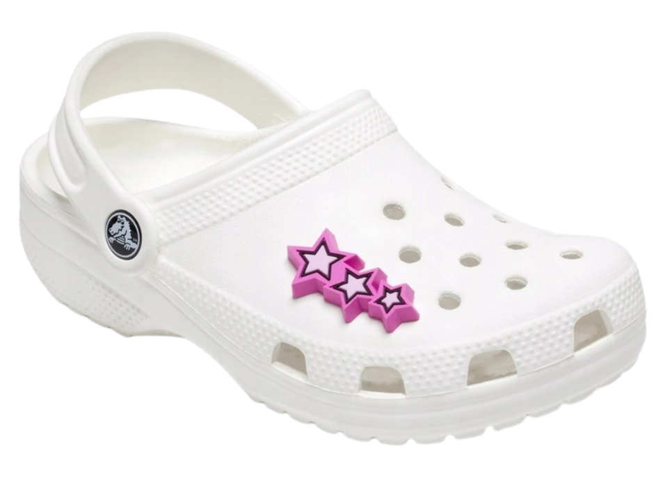 Jibbitz Crocs Triple Pink Star