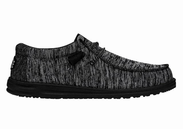 Buty Hey Dude Wally Sport Knit Black/Black