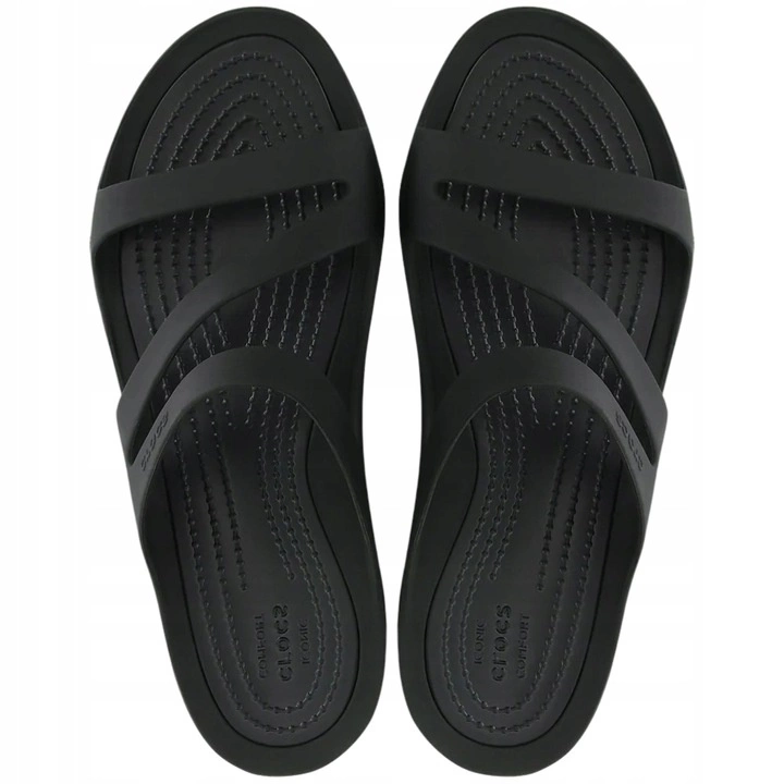 Sandały Crocs Swiftwater Sandal W Black/Black 