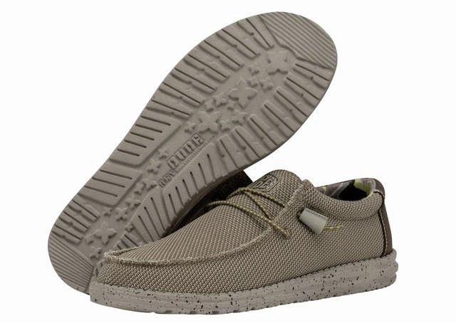Buty Hey Dude Wally Sox Triple Needle Camel