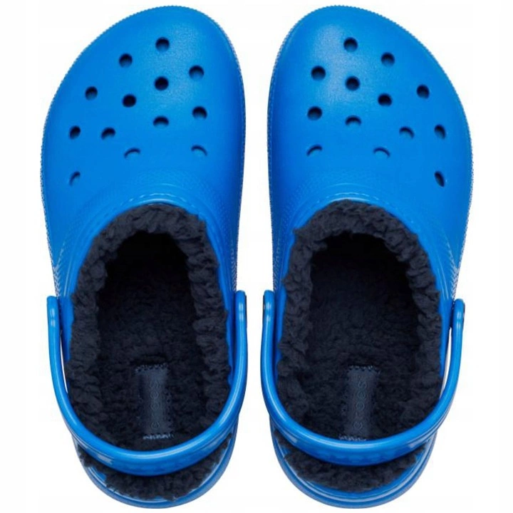 Klapki Crocs Classic Lined Kids blue bolt