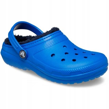 Klapki Crocs Classic Lined Kids blue bolt