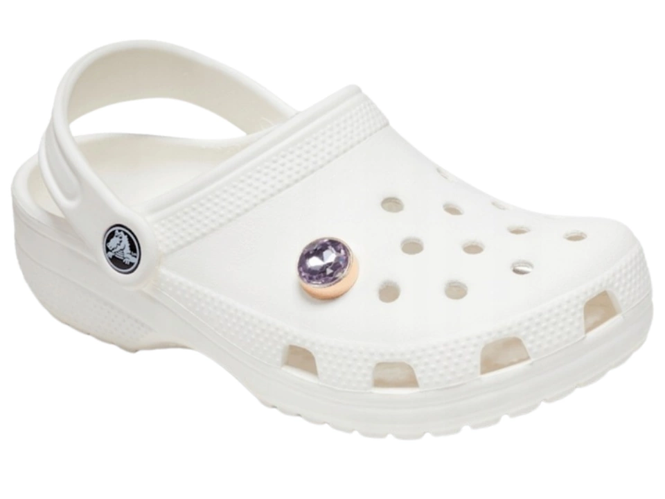 Jibbitz Crocs Lavender Circle Gem