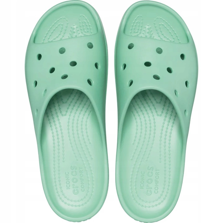 Klapki Crocs Classic Platform Slide W Jade Stone