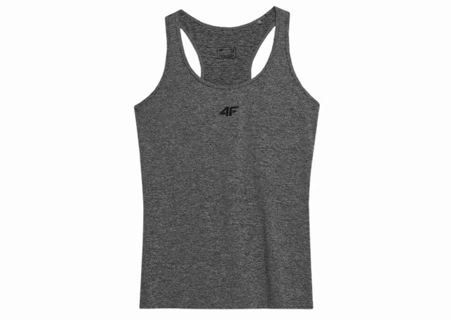 Koszulka damska 4F średni szary melanż