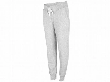 Spodnie damskie 4F chłodny jasny szary melanż
