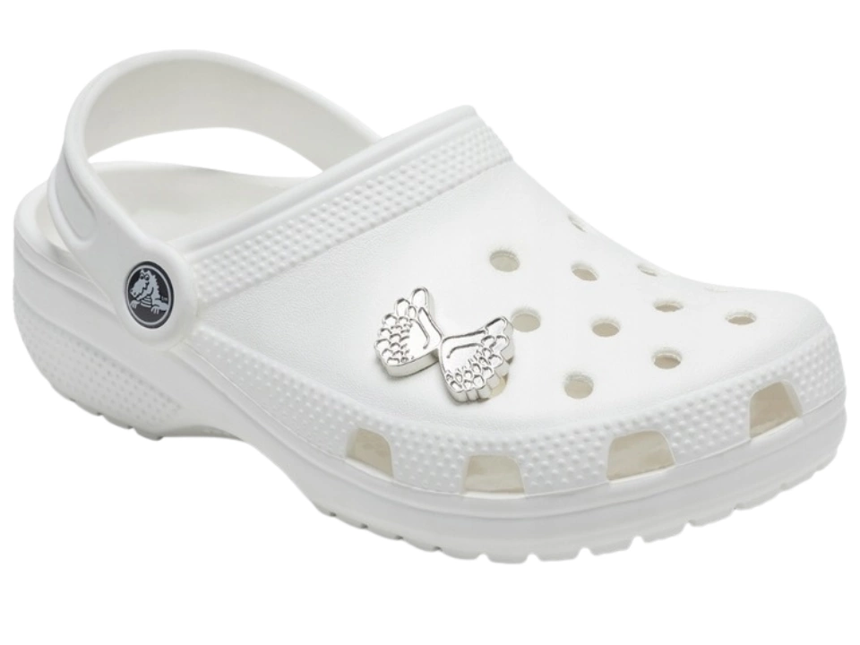 Jibbitz Crocs Open Metallic Angel Wings