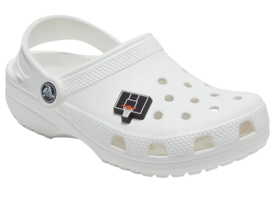 Jibbitz Crocs Black Basketball Backboard