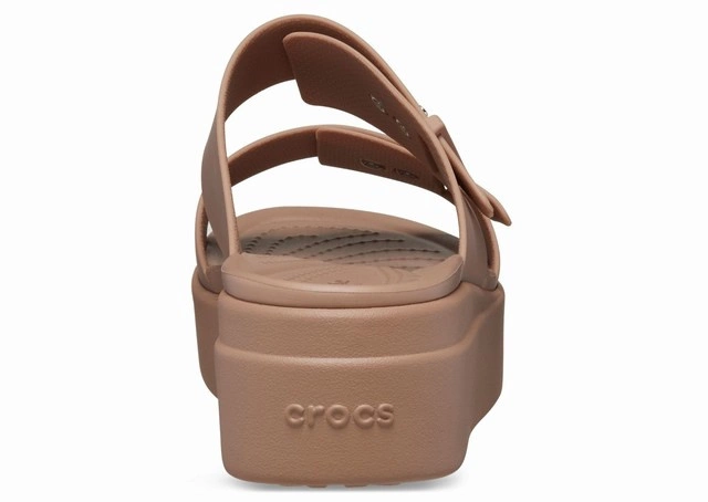 Sandały Crocs Brooklyn Low Wedge Sandal Latte