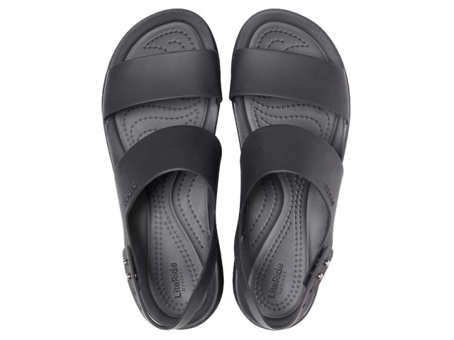 Sandały Crocs Brooklyn Low Wedge W Black