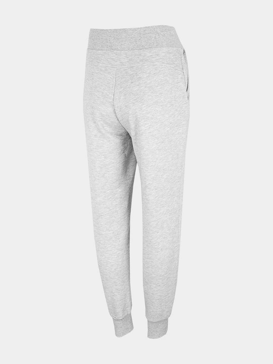 Spodnie damskie 4F chłodny jasny szary melanż