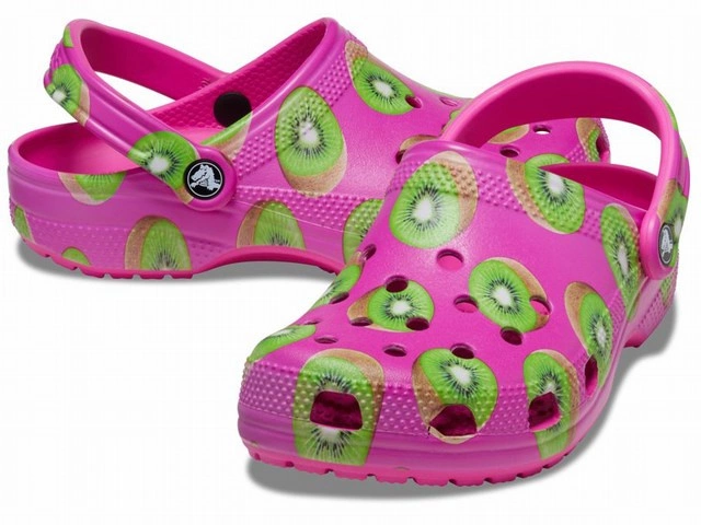 Klpaki Crocs Classic Hyper Real Clog Kiwi